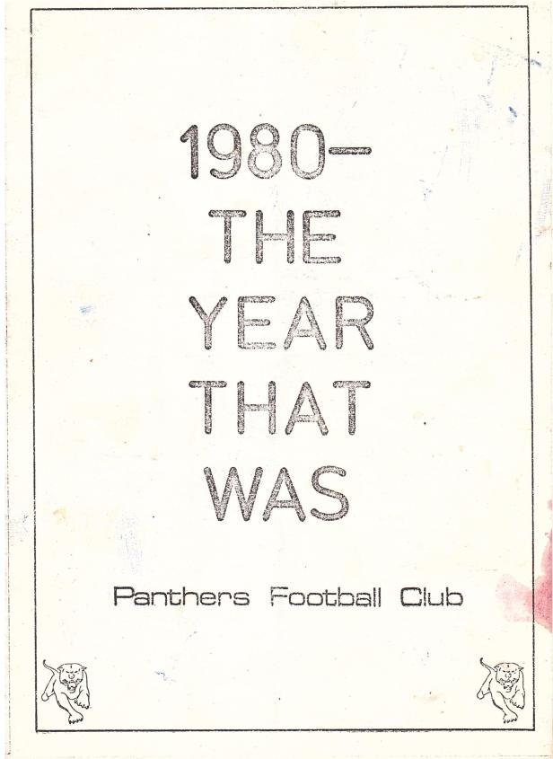 Panthers Year Book 1980