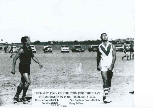 1969 DGFA Grandfinal Neville Dobson Rovers, Barry Milner Panthers